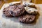 Chocolate chip cookie pile - baked cookies