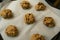 Chocolate Chip Cookies Just Before Baking