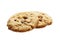 The chocolate chip and macadamia cookies couple isolated
