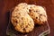 Chocolate chip oat low calorie cookies