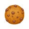 Chocolate chips cookie icon.