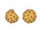 Chocolate Chips Cookies Vector Illustration
