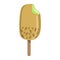 Chocolate Coated Pistachio Ice-Cream Bar On A Stick