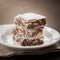 Chocolate Coconut Slice with Biscuits