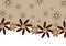 Chocolate coffee flowers - banner