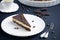 Chocolate and coffee tart