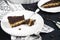 Chocolate and coffee tart