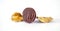 Chocolate coin. sweet euro money .finance and sweet food theme