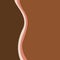 Chocolate colour waves premium abstracts background