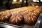 Chocolate cookie delight on display, beckoning customers at local store