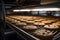 Chocolate cookie factory line crafts delicious treats with precision and mouthwatering efficiency