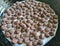 Chocolate corn flakes with milk closeup. Quick healthy breakfast