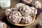 Chocolate crinkle cookies