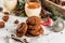 Chocolate Crinkle cookies for Christmas