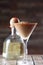 Chocolate Daiquiri is a popular alcoholic beverage with chocolate, rum, and sugar syrup