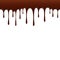 Chocolate dripping, Chocolate background vector