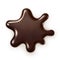 Chocolate drop illustration