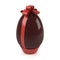 Chocolate easter egg with red ribbon