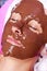 Chocolate face treatment