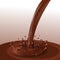 Chocolate flow background