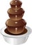 Chocolate fountain icon