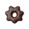 Chocolate Gingerbread Isolated, Star Shaped Pryanik