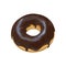 Chocolate glazed ring donut vector design. Ring doughnut