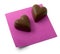 Chocolate heart note