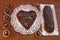 Chocolate heart and other Easter cookies