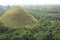 Chocolate hills bohol island philippines