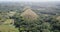 Chocolate hills on the island of Bohol