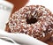 Chocolate Iced Ring Doughnuts