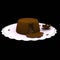 Chocolate lava cake - 3d computer generated