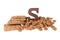 Chocolate letter, speculaas and ginger nuts, Dutch sweets
