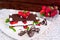 Chocolate Mille-Feuille with Strawberries