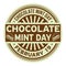 Chocolate Mint Day stamp