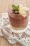 Chocolate Mousse with pineapple