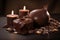 chocolate mud wrap with warm stone massage at luxurious spa