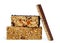 Chocolate Muesli Bars isolated