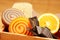 Chocolate and orange soaps