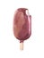 Chocolate popsicles isolated on white background. Watercolor hand drawn illustration