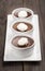 Chocolate Pot de Creme with Whipped Cream