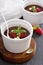 Chocolate pots de creme