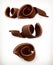 Chocolate shavings, chocolates curl