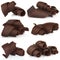 Chocolate shavings set