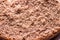 Chocolate sponge cake with beautiful dough texture isolated