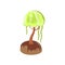 Chocolate Swamp Tree With Jelly Crown Fantasy Candy Land Sweet Landscape Element