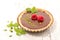 Chocolate tartlet with berry fruit
