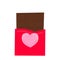 the chocolate valentine icon  3
