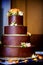 Chocolate wedding cake